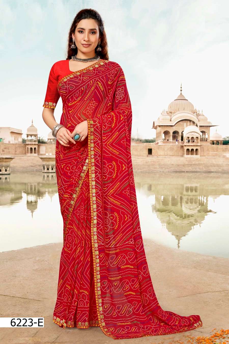 GHUN GHAT 6223 INDER SILK MILLS Saree Wholesale catalog