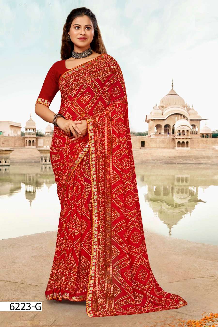 GHUN GHAT 6223 INDER SILK MILLS Saree Wholesale catalog