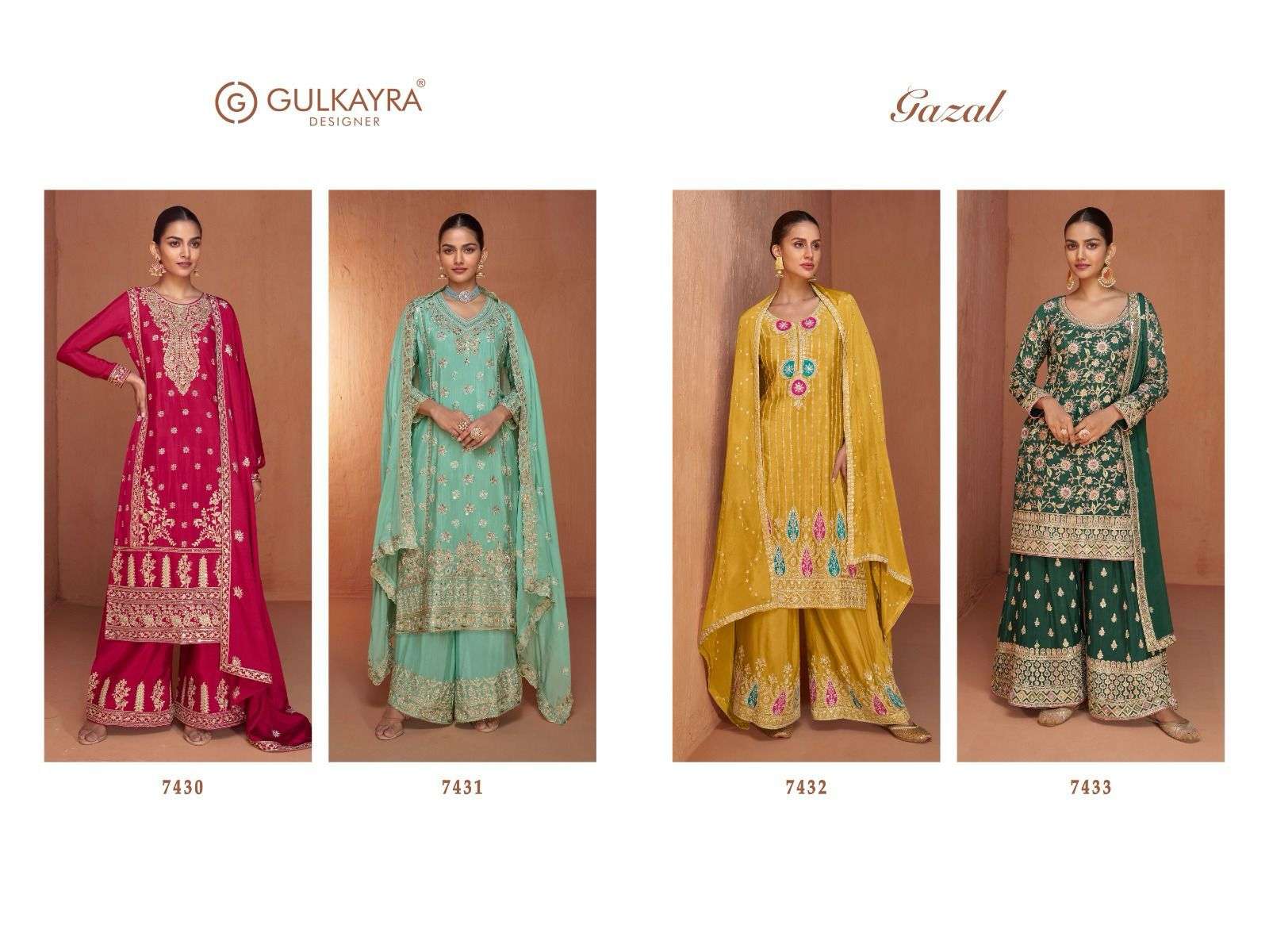 Gulkayra Gazal Designer Salwar Kameez Wholesale catalog