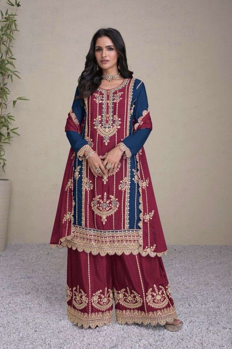 Gulkayra Sabina Real Chinon Designer Salwar Suits Wholesale catalog