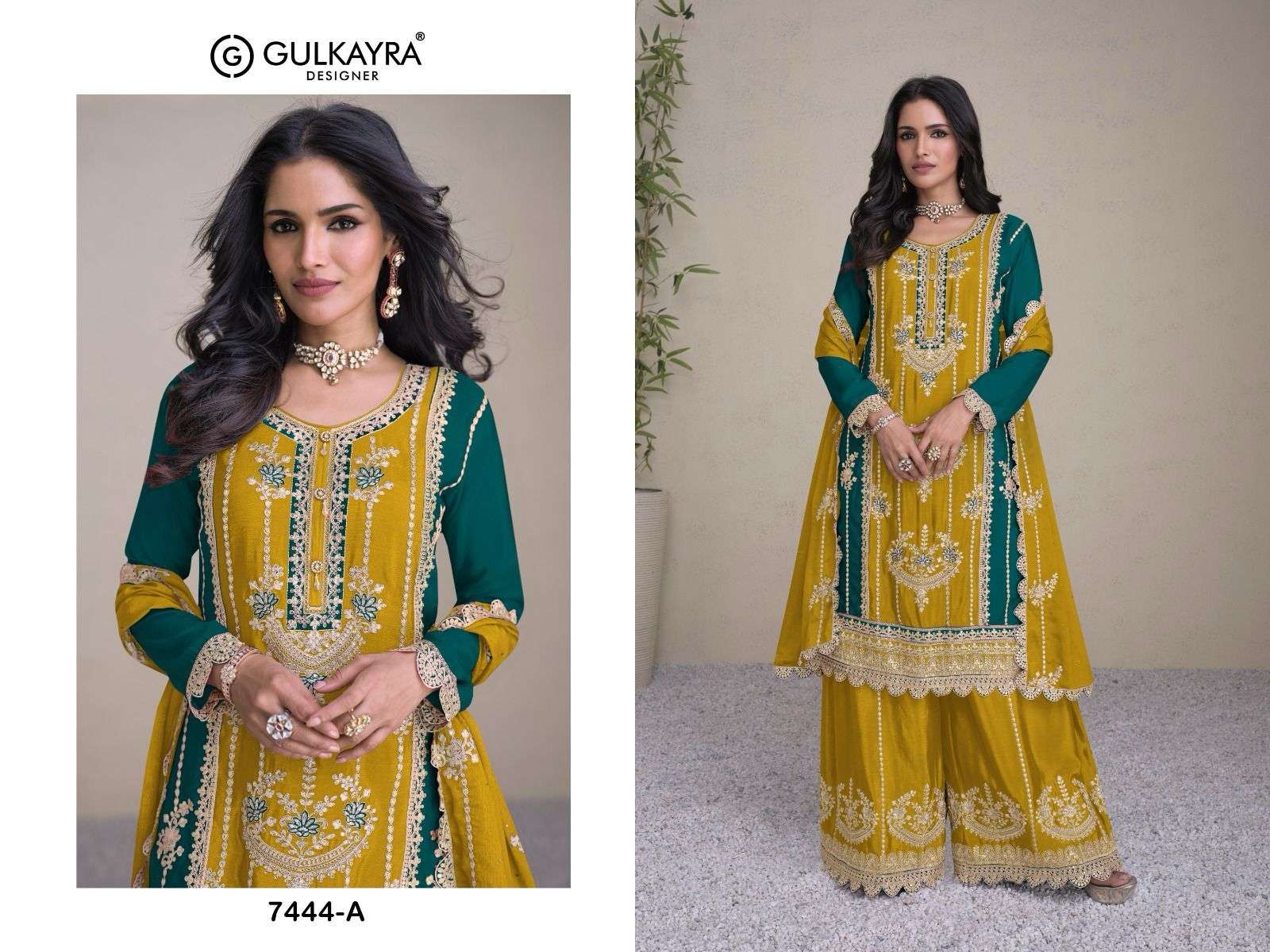 Gulkayra Sabina Real Chinon Designer Salwar Suits Wholesale catalog