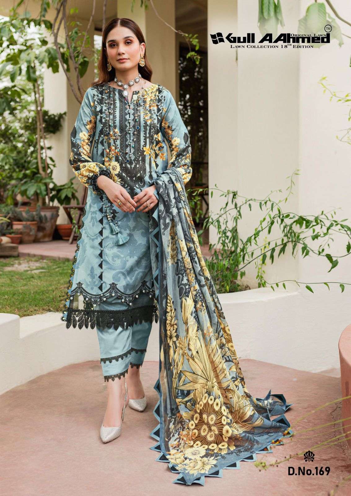Gull A Ahmed Vol 18 Lawn Cotton Dress Material  Wholesale catalog