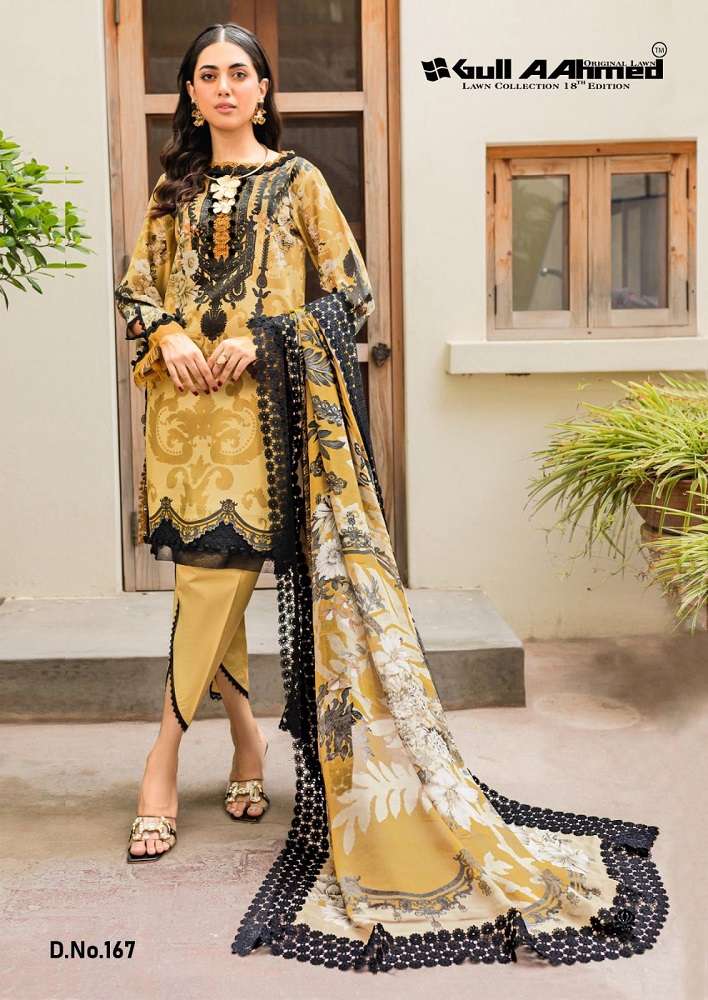 Gull Aahmed Lawn Collection Vol-18 -Dress Material -Wholesale Catalog
