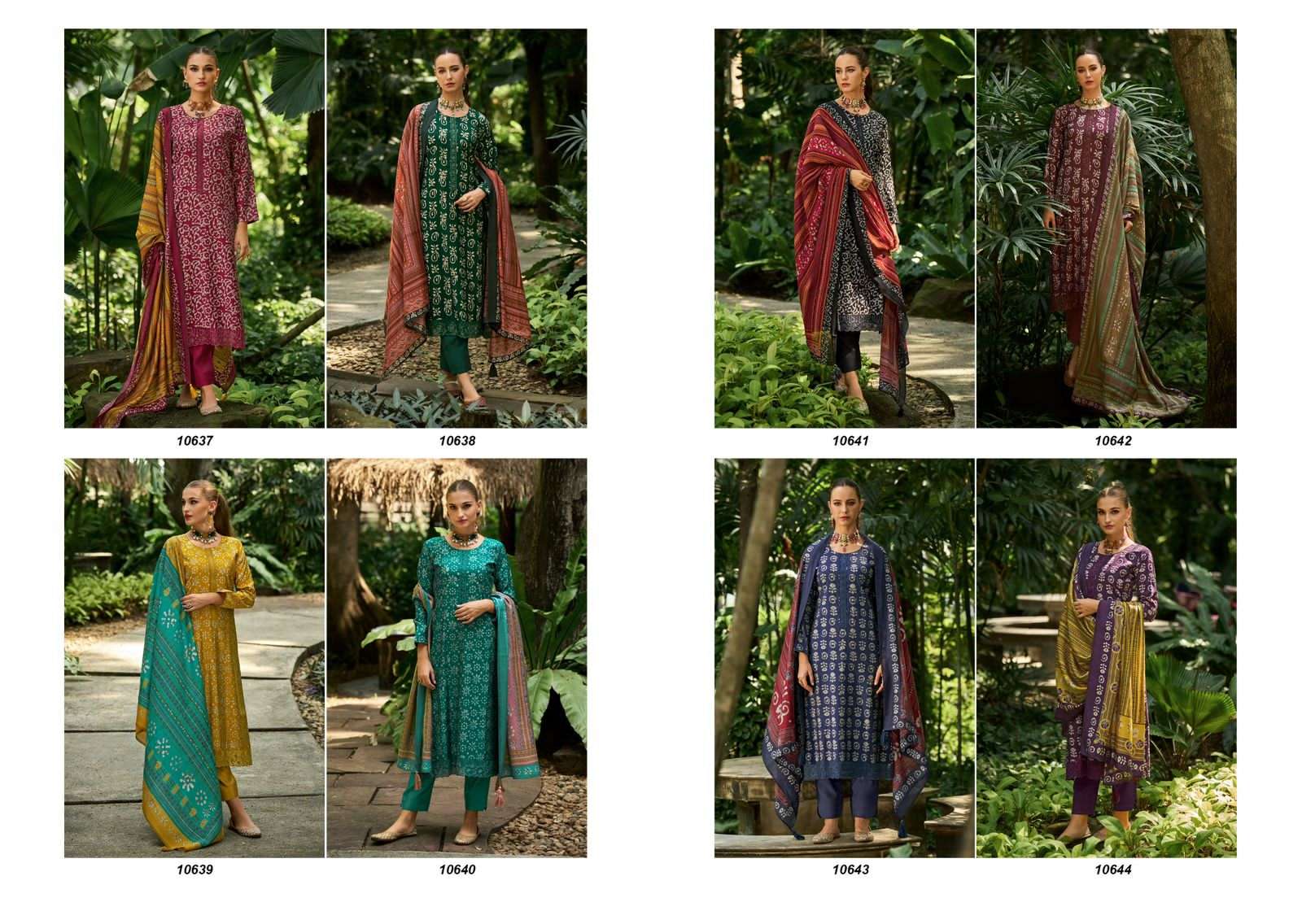 Ibiza Batik Salwar Kameez Wholesale catalog