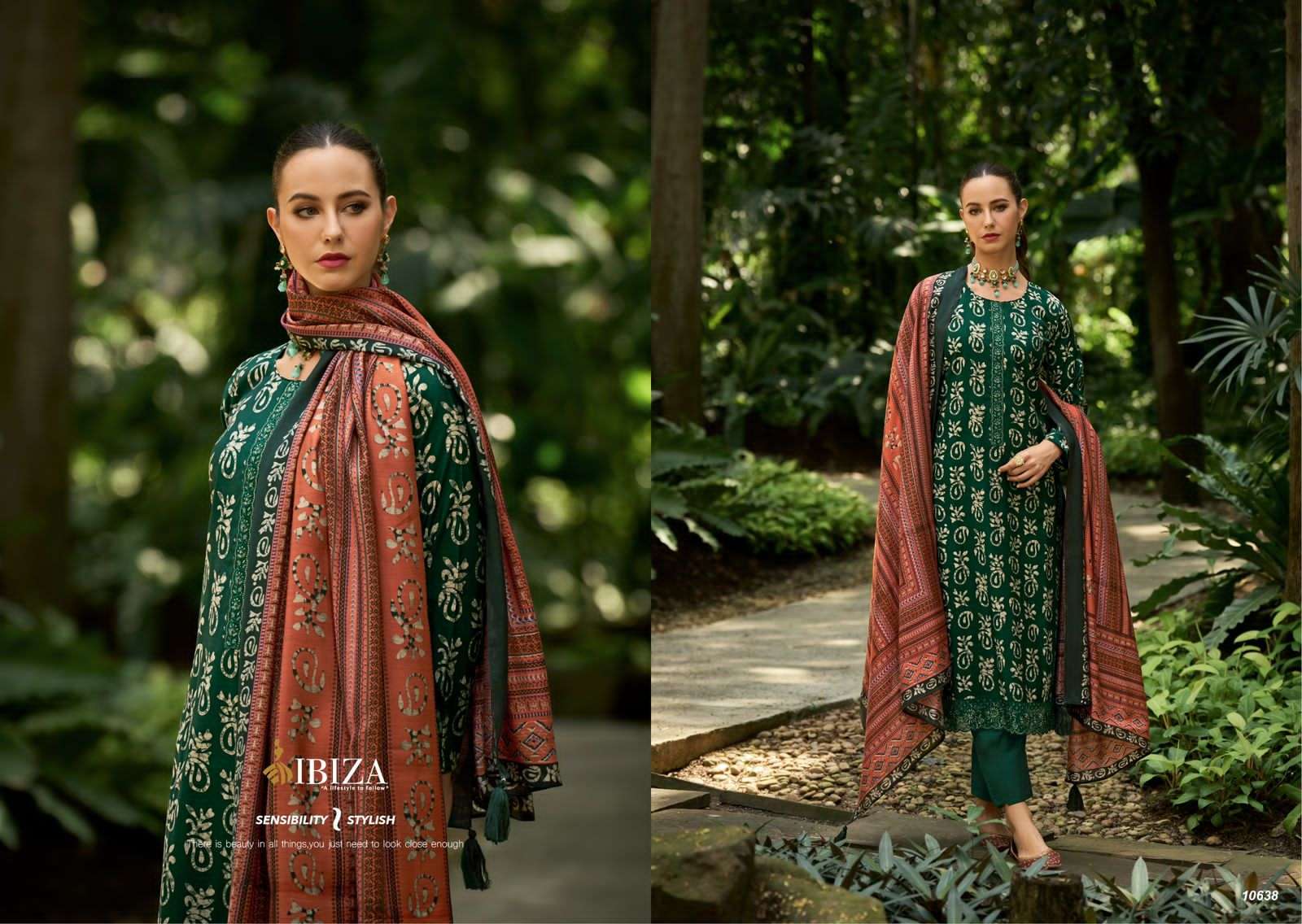 Ibiza Batik Salwar Kameez Wholesale catalog