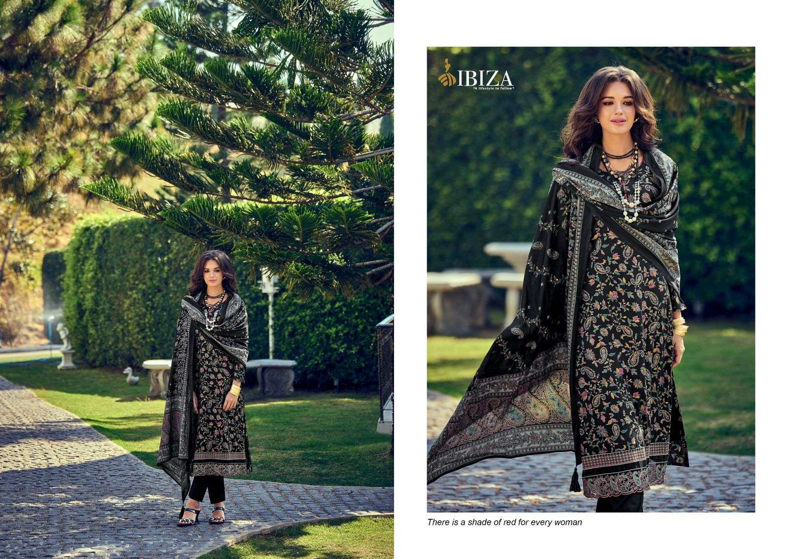 Ibiza Kantha Kari Viscose Maslin Designer Salwar Suits Wholesale catalog