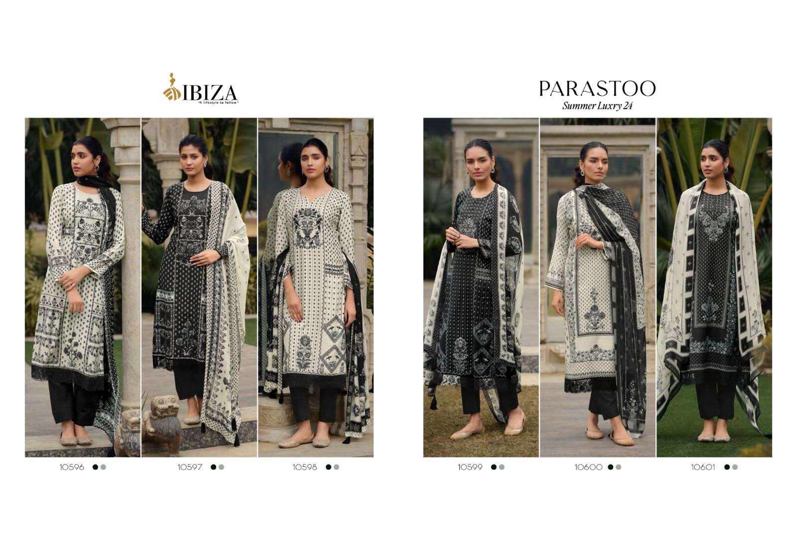 Ibiza Parstoon Musleen Embroidered Designer Salwar Suit Wholesale catalog