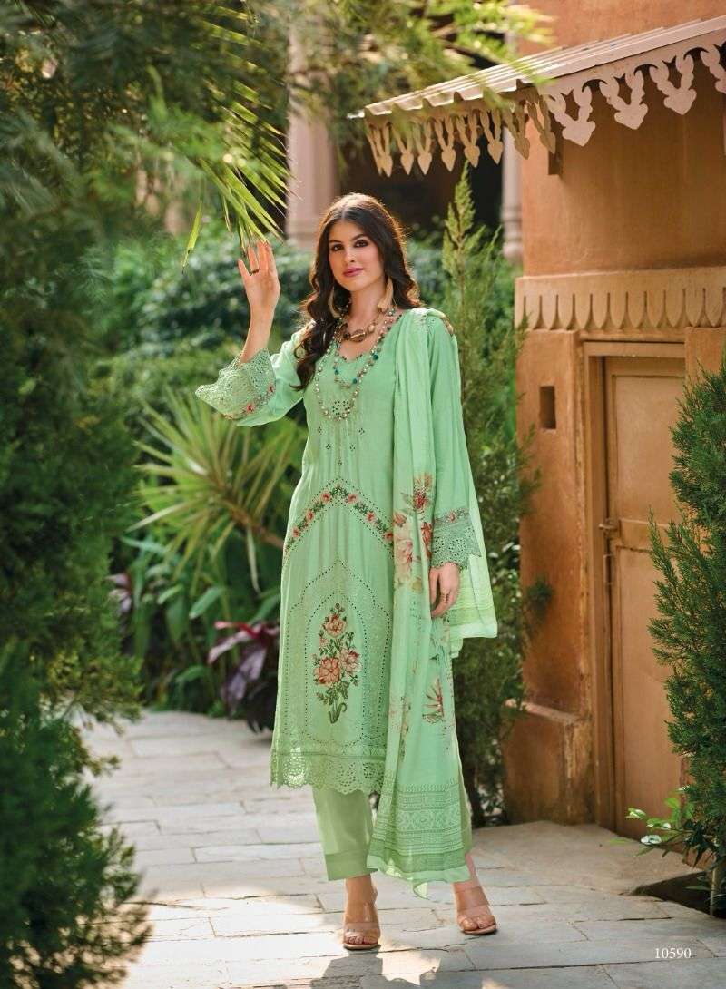 Ibiza Rosemeen Muslin Designer Salwar Kameez Wholesale catalog