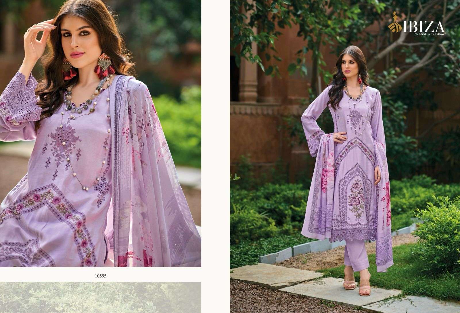 Ibiza Rosemeen Muslin Designer Salwar Kameez Wholesale catalog