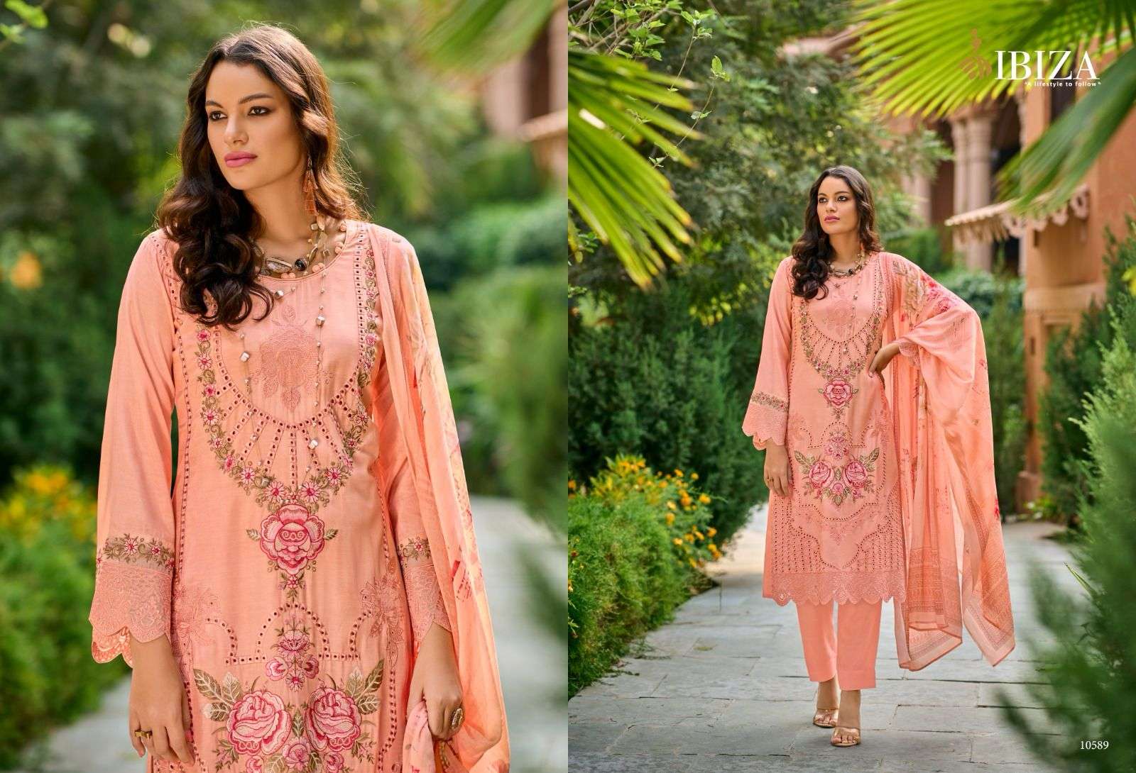 Ibiza Rosemeen Muslin Designer Salwar Kameez Wholesale catalog