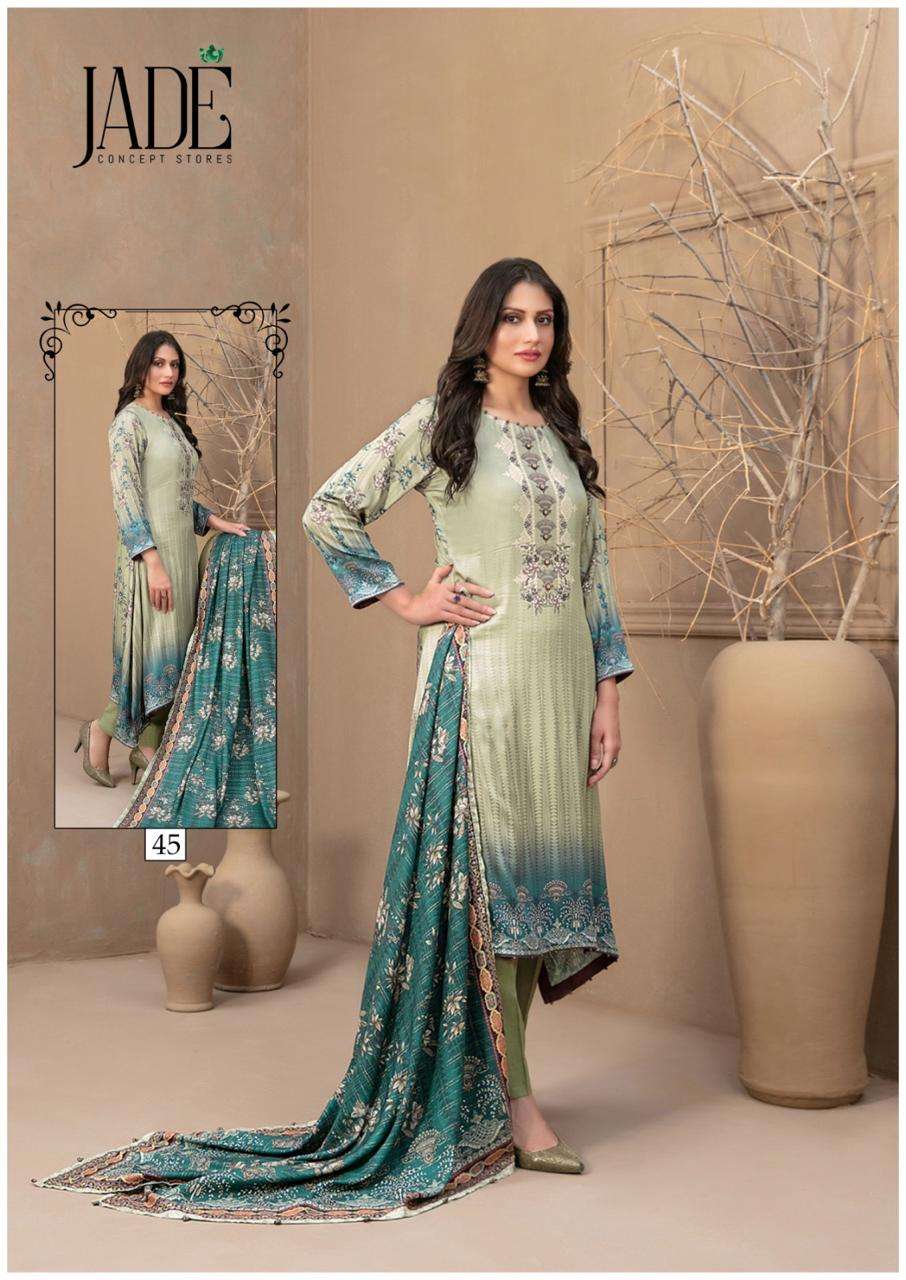 Jade Chevron Vol-5 – Dress Material -Wholesale Catalog