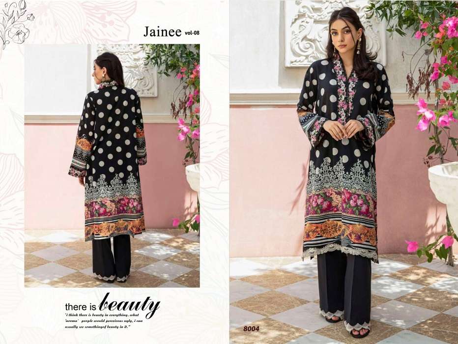 Jaine Agha Noor Vol-8 -Dress Material -Wholesale Catalog