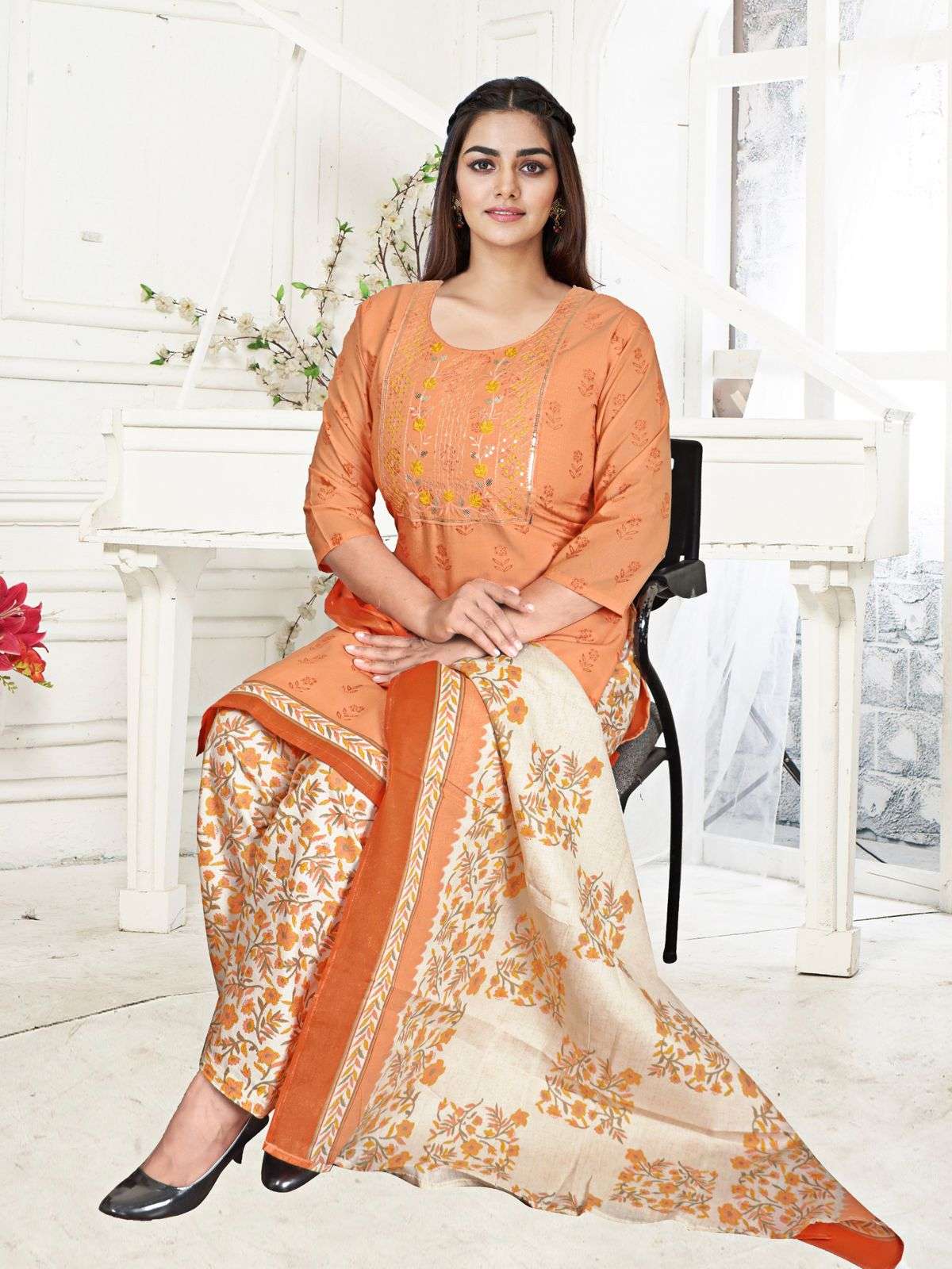 JLF SPECLAL EMBROIDERY PATIYALA READYMADE Vol- 1 Dress Materials Wholesale catalog