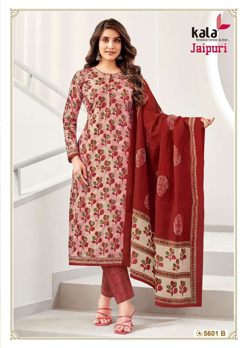 Kala Jaipuri Vol-4 – Dress Material -Wholesale Catalog