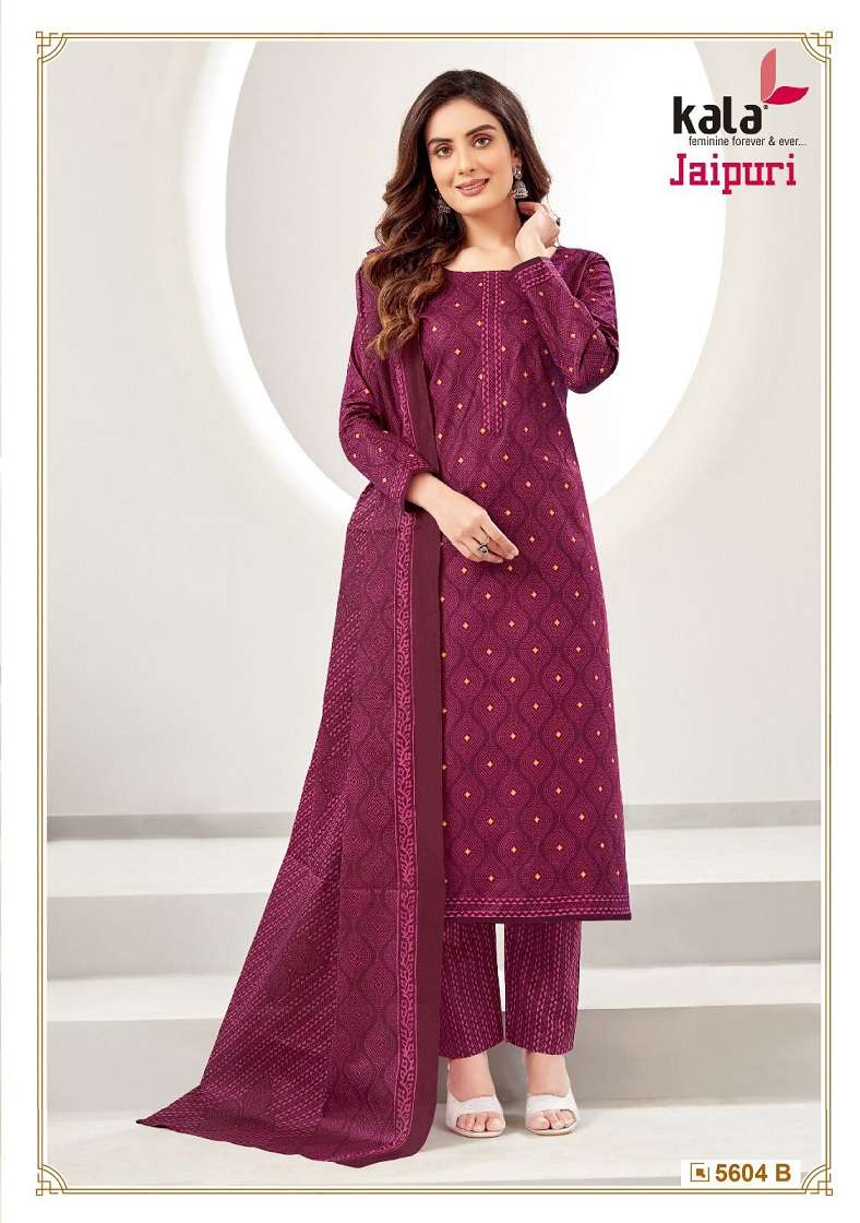 Kala Jaipuri Vol-4 – Dress Material -Wholesale Catalog