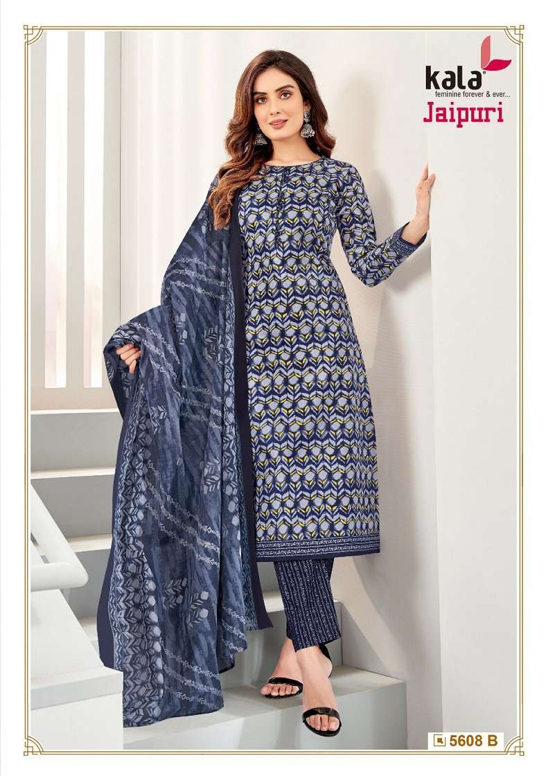Kala Jaipuri Vol-4 – Dress Material -Wholesale Catalog
