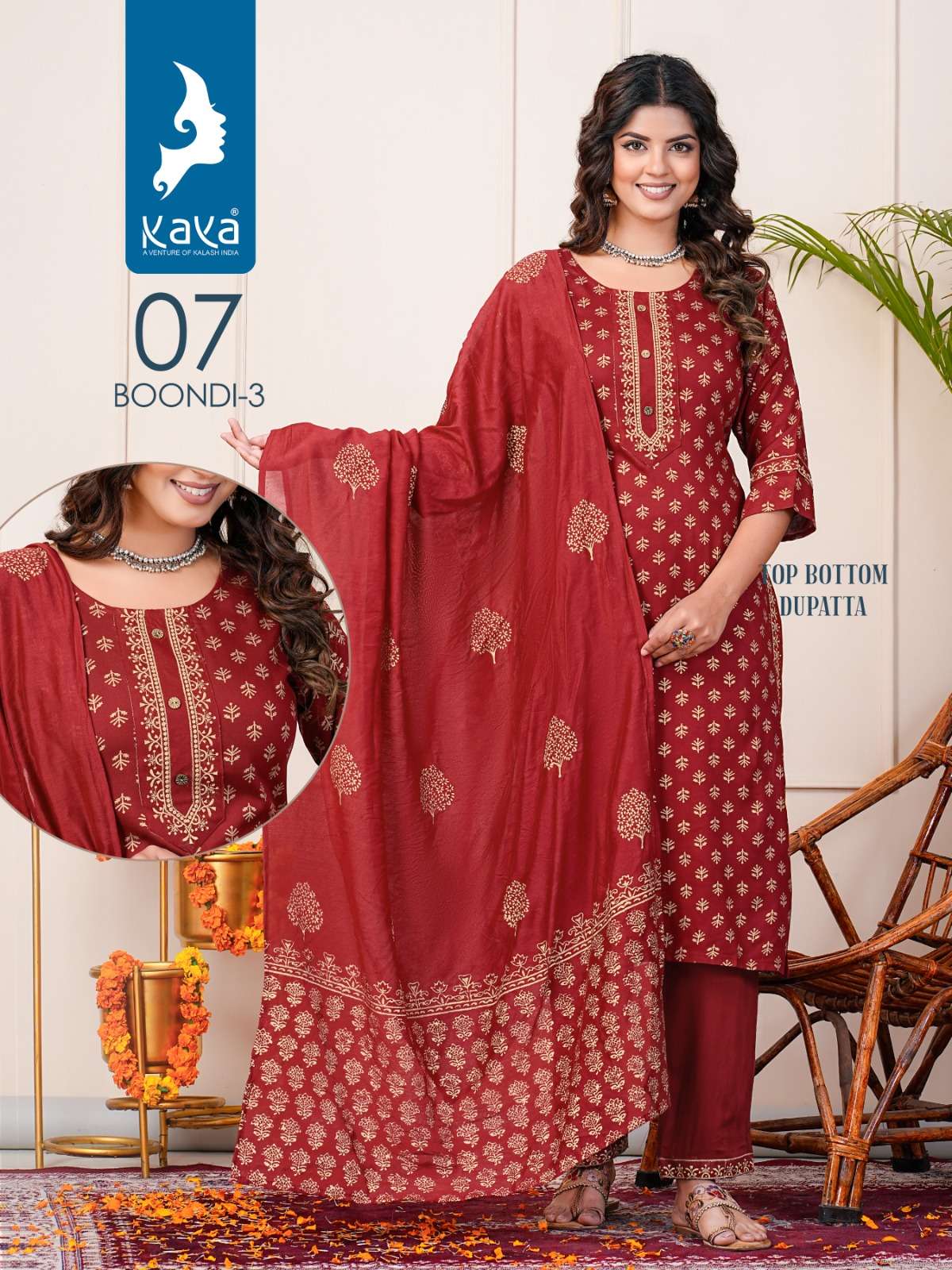 KAYA BOONDI 3 Kurti Wholesale catalog