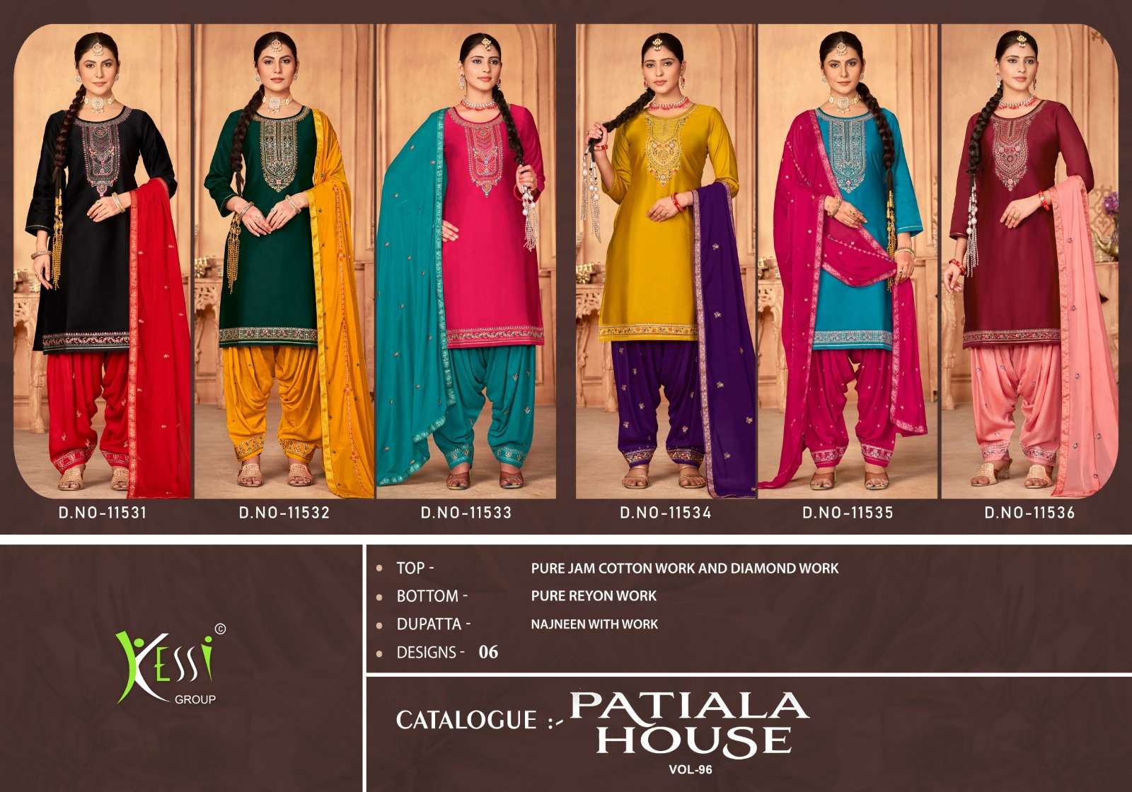 Kessi Patiala House Vol 96 Dress Material Wholesale catalog