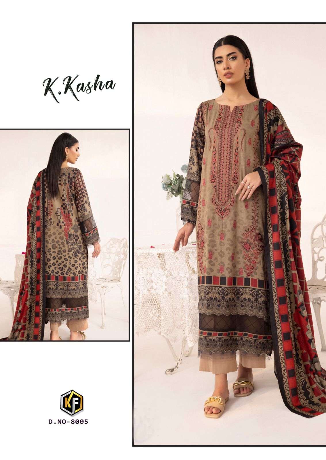 Keval K Kasha Vol 8 Dress Material Wholesale catalog