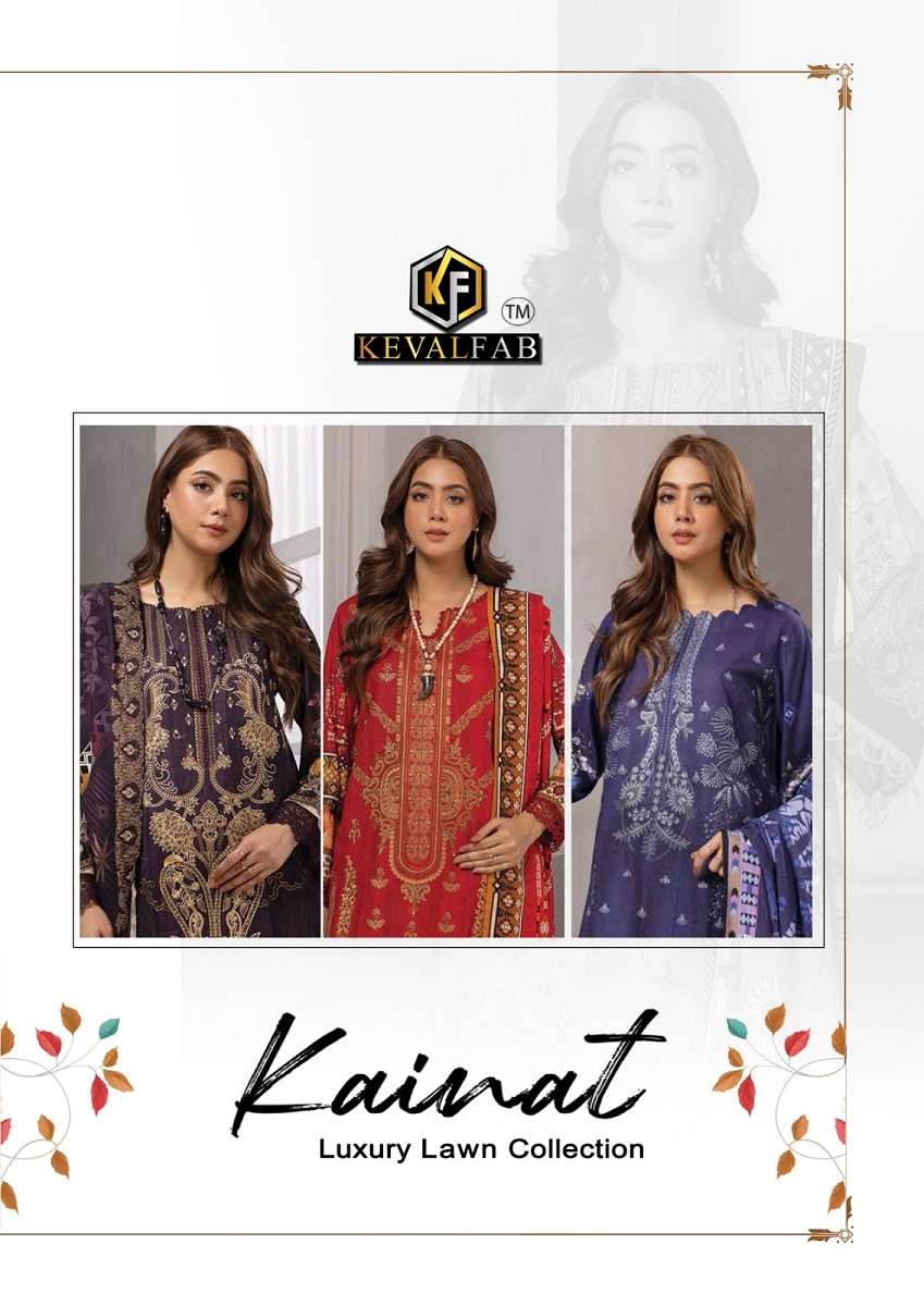 Keval Kainat Vol-10 -Dress Material -Wholesale Catalog