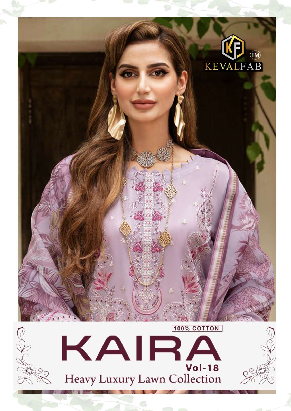 Keval Kaira Vol-18- Dress Material -Wholesale Catalog