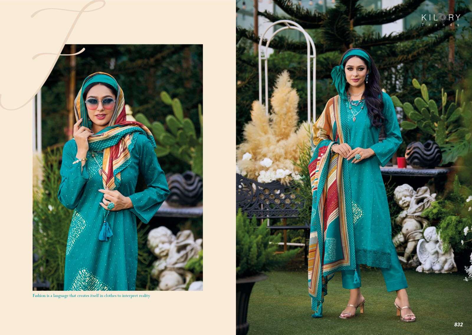 Kilory Ruby Jam Cotton Designer Salwar Kameez Wholesale catalog