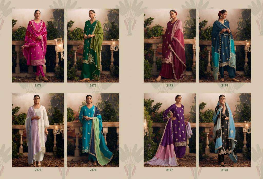 Kimora Heer Qala Silk Embroidery Salwar Suits  Wholesale catalog