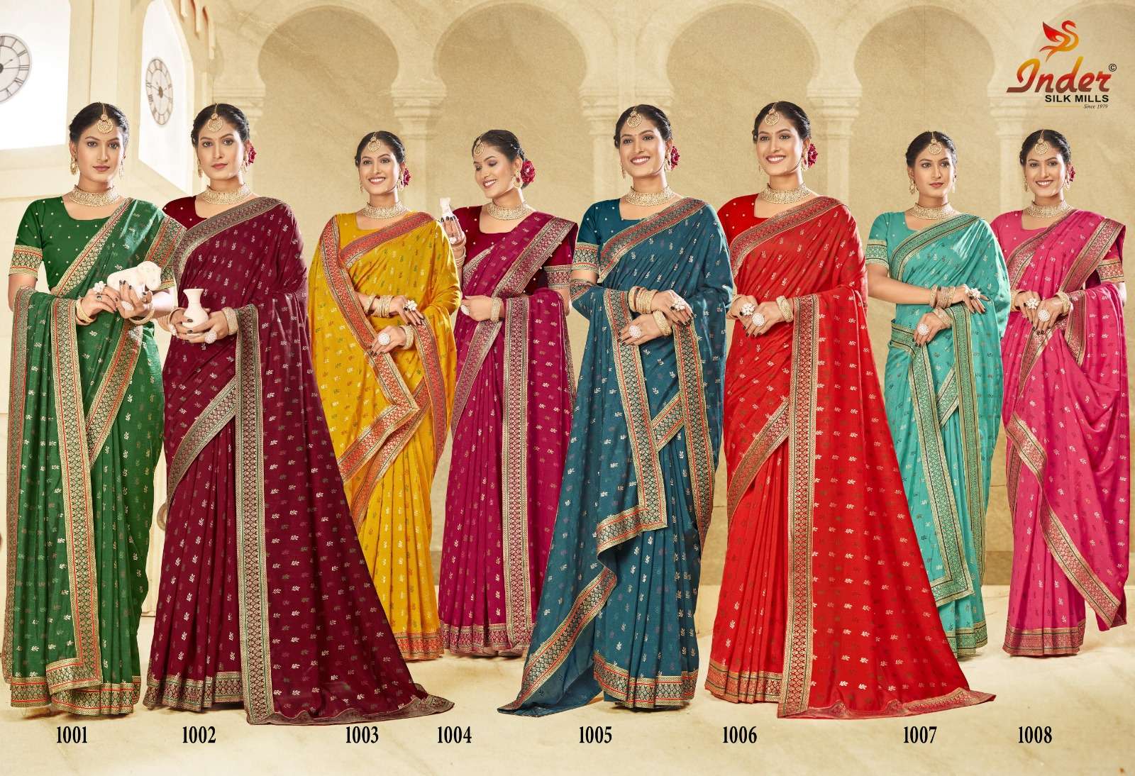 LADY TEACHER 6341 INDER SILK MILLS Saree Wholesale catalog