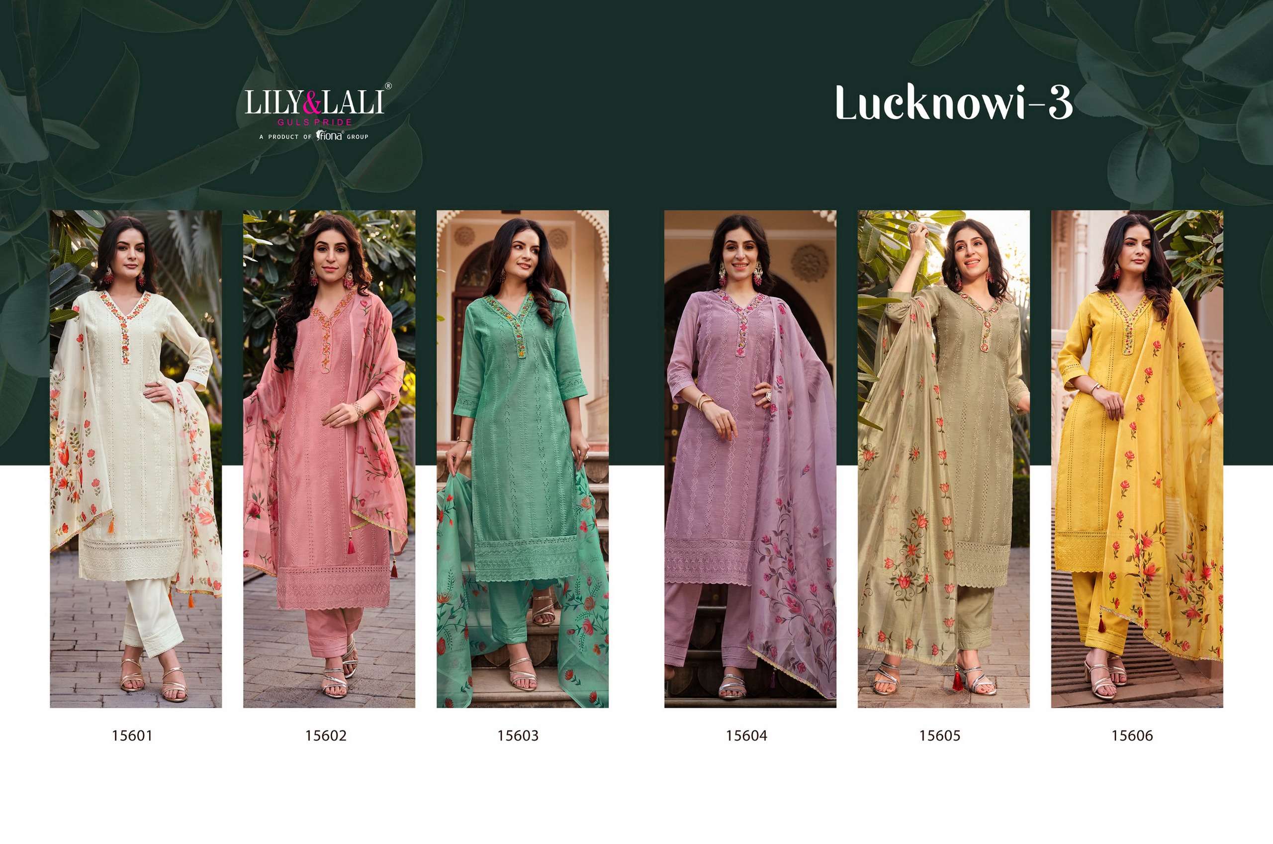 LILY & LALI LUCKNOWI-3 Kurti Wholesale catalog