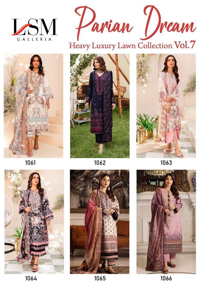 LSM Parian Dream Vol-7 -Dress Material -Wholesale Catalog