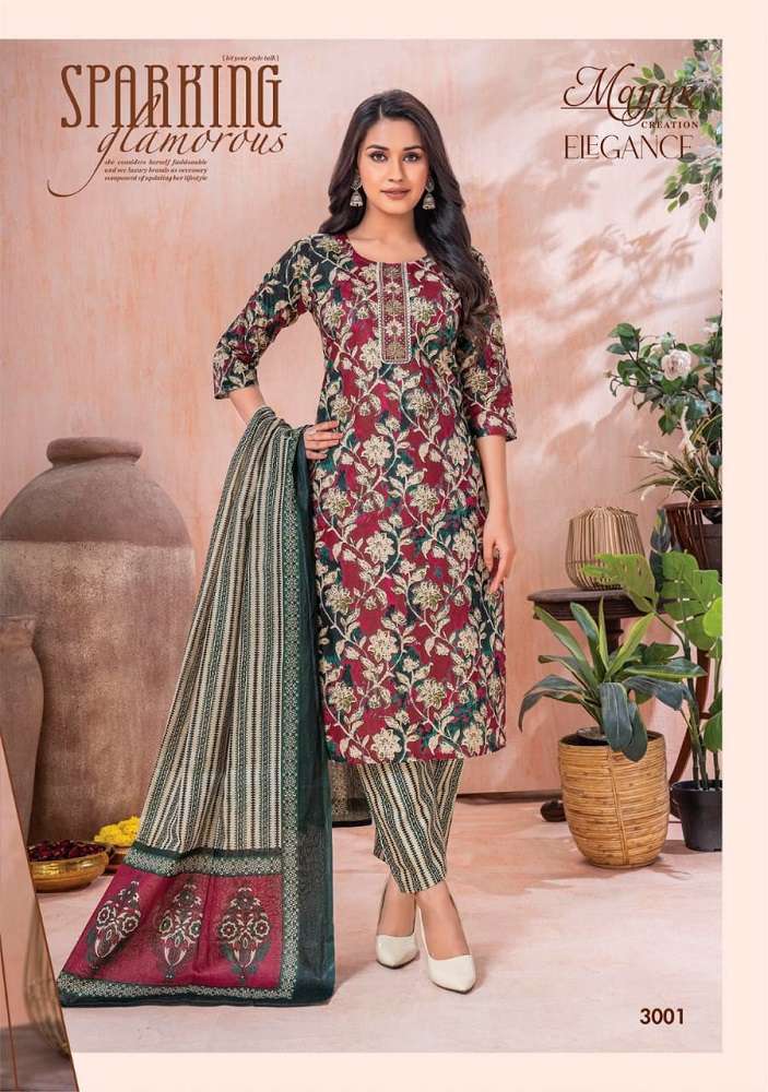 Mayur Elegance Vol-3 -Kurti Pant With Dupatta -Wholesale Catalog