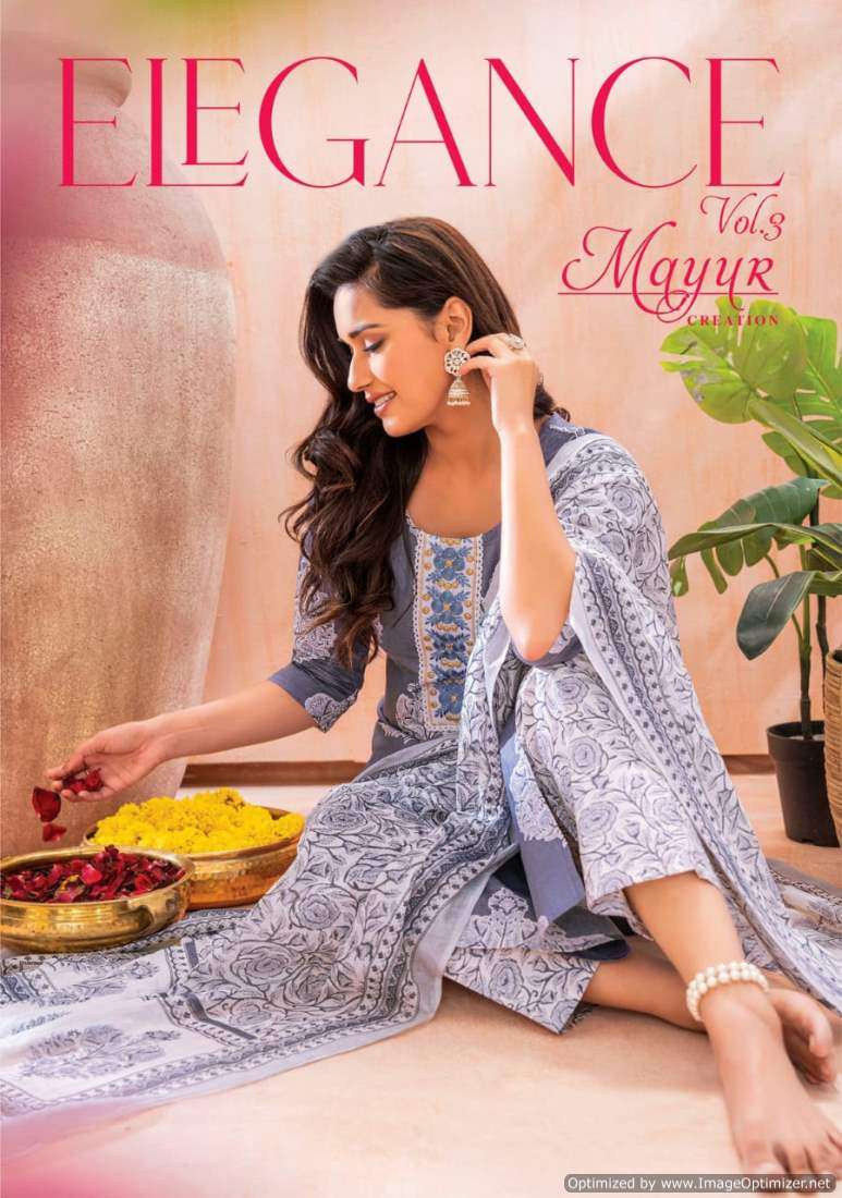 Mayur Eligance Vol-3 -Dress Material -Wholesale Catalog