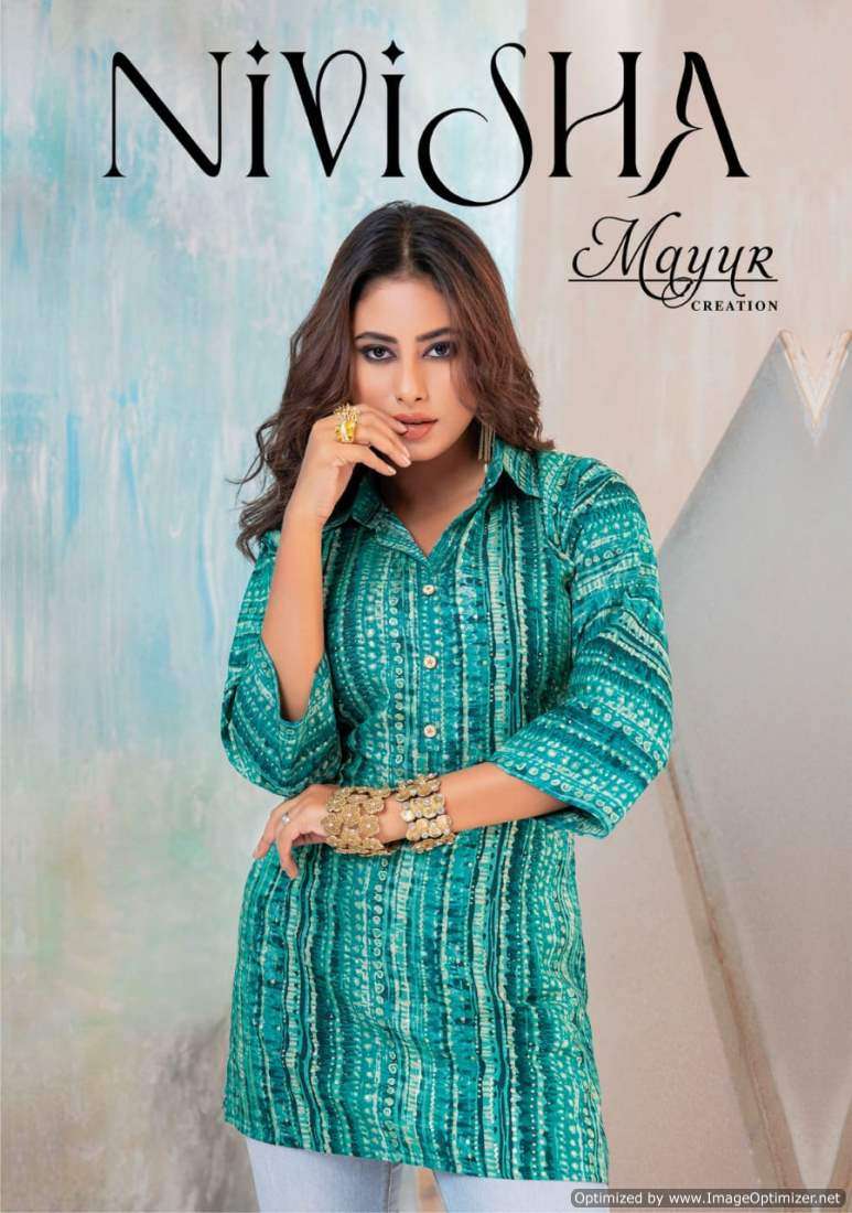 Mayur Nivisha Vol-1 – Short Tops -Wholesale Catalog