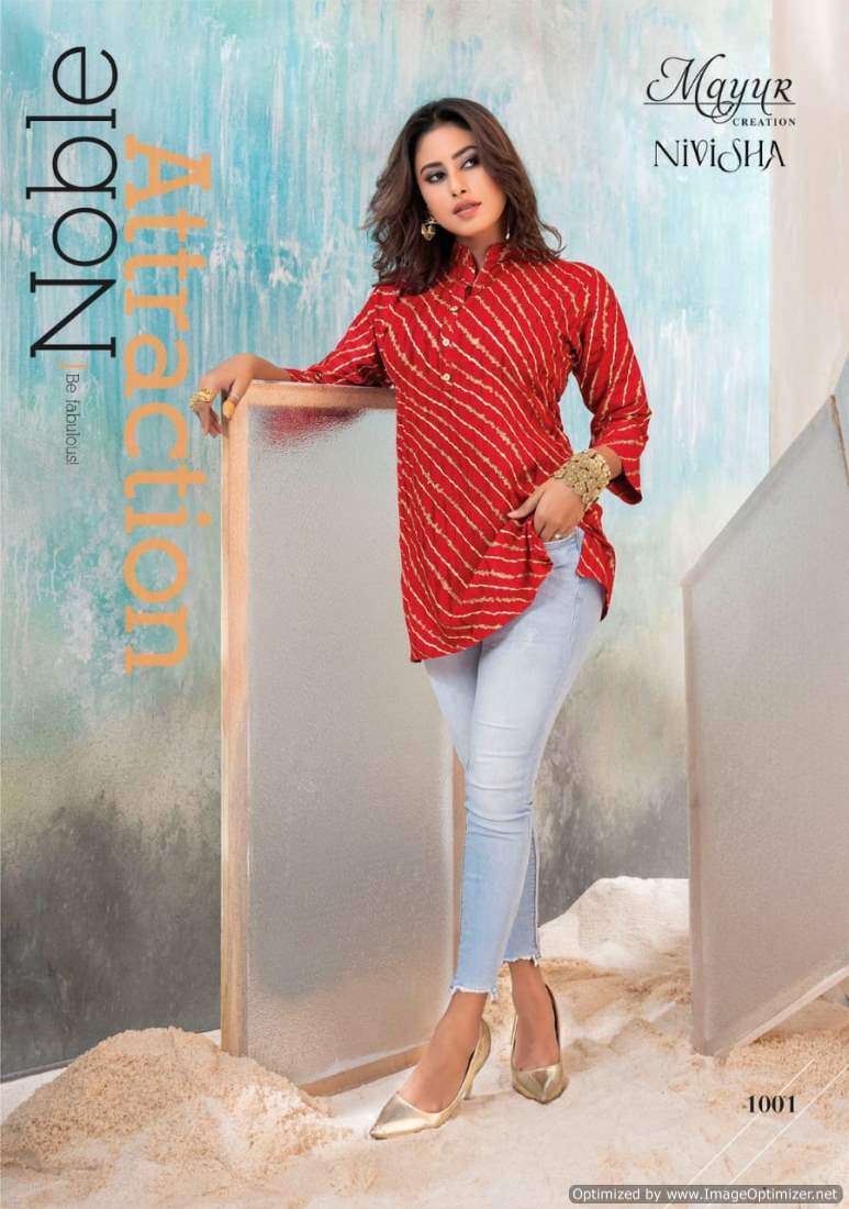 Mayur Nivisha Vol-1 – Short Tops -Wholesale Catalog