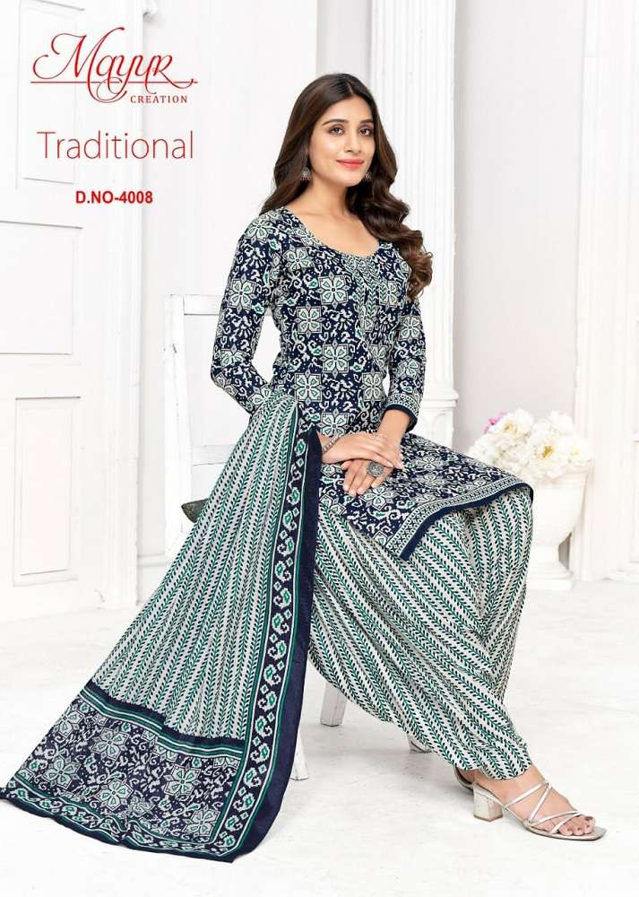 Mayur Traditional Vol-4 -Dress Material -Wholesale Catalog