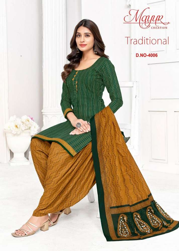 Mayur Traditional Vol-4 -Dress Material -Wholesale Catalog