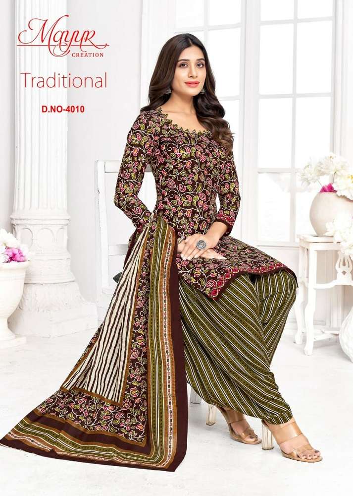 Mayur Traditional Vol-4 -Dress Material -Wholesale Catalog