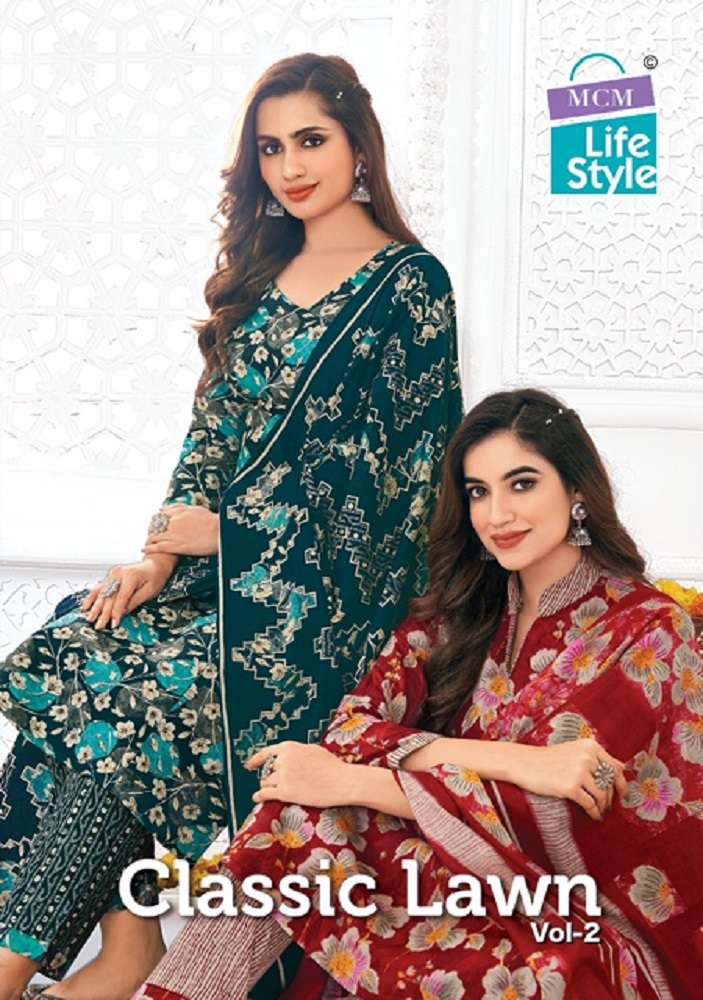 MCM Classic Lawn Vol-2 -Dress Material -Wholesale Catalog