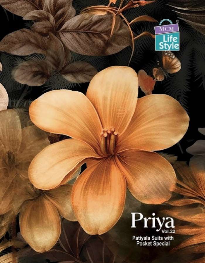 MCM Lifestyle Priya Vol-22 -Dress Material -Wholesale Catalog