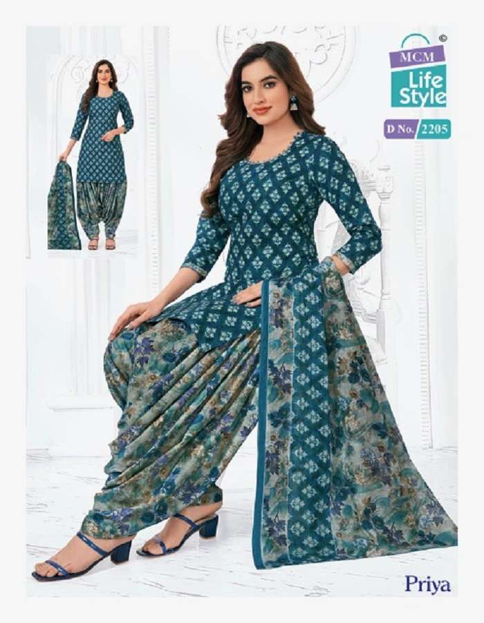 MCM Lifestyle Priya Vol-22 -Dress Material -Wholesale Catalog