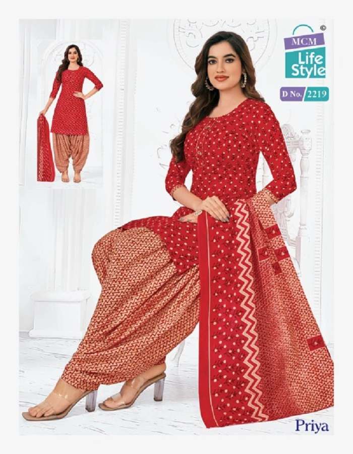 MCM Lifestyle Priya Vol-22 -Dress Material -Wholesale Catalog