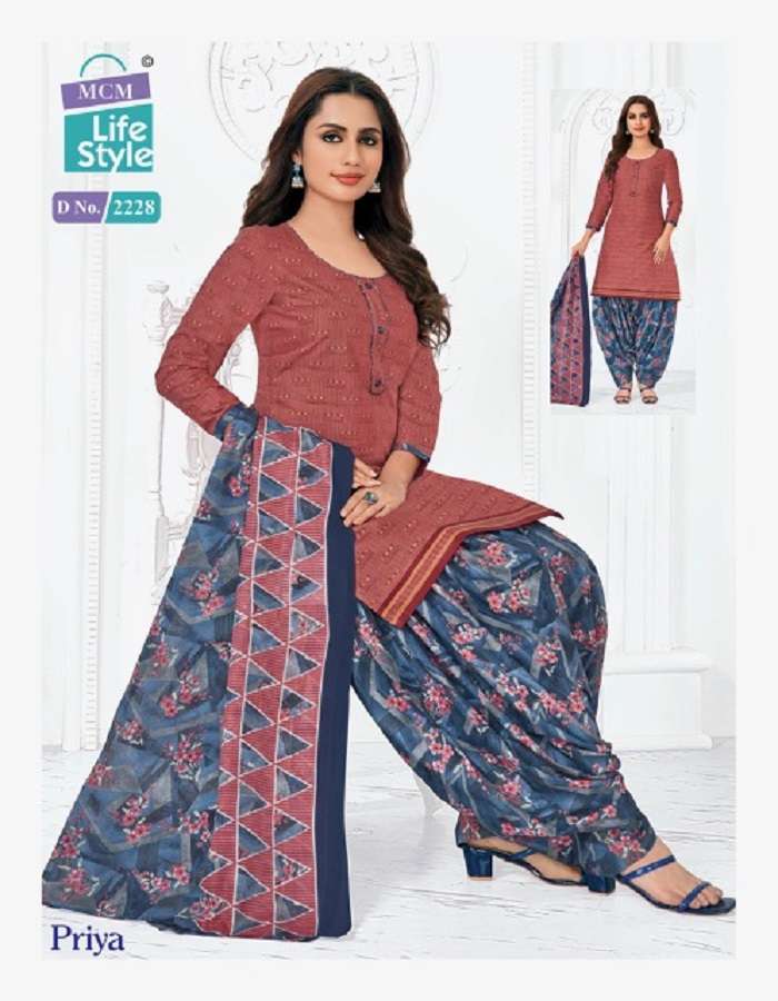 MCM Lifestyle Priya Vol-22 -Dress Material -Wholesale Catalog