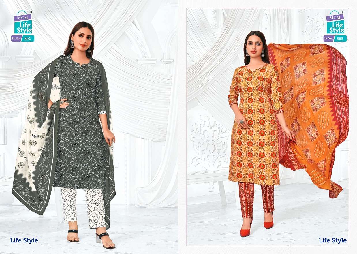 MCM Lifestyle Vol-8 – Dress Material - Wholesale Catalog