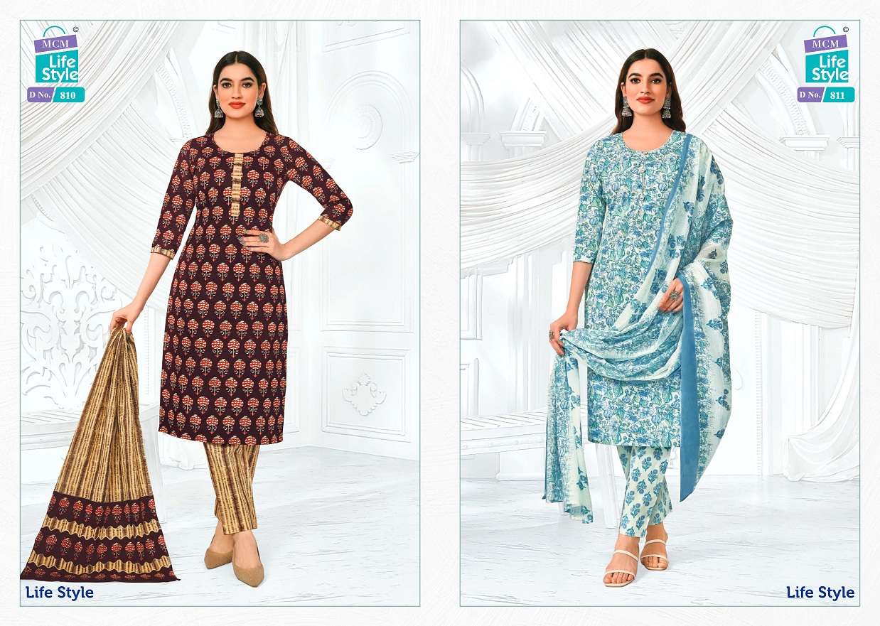 MCM Lifestyle Vol-8 – Dress Material - Wholesale Catalog