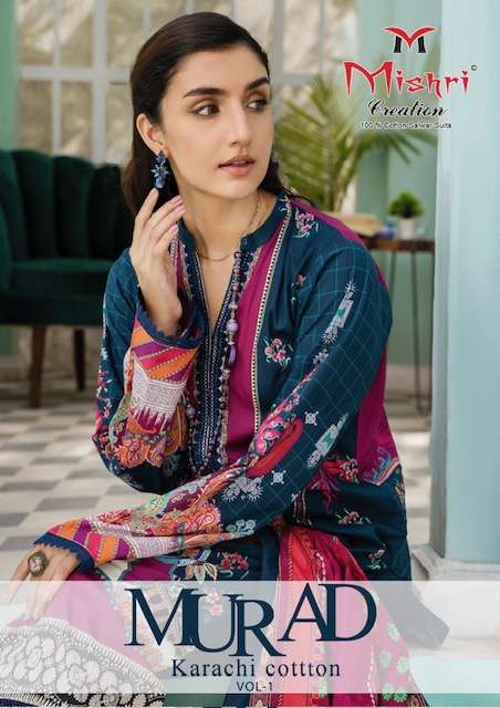 	Mishri Murad Vol-1 – Dress Material -Wholesale Catalog