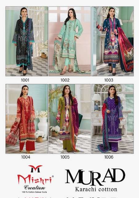 	Mishri Murad Vol-1 – Dress Material -Wholesale Catalog