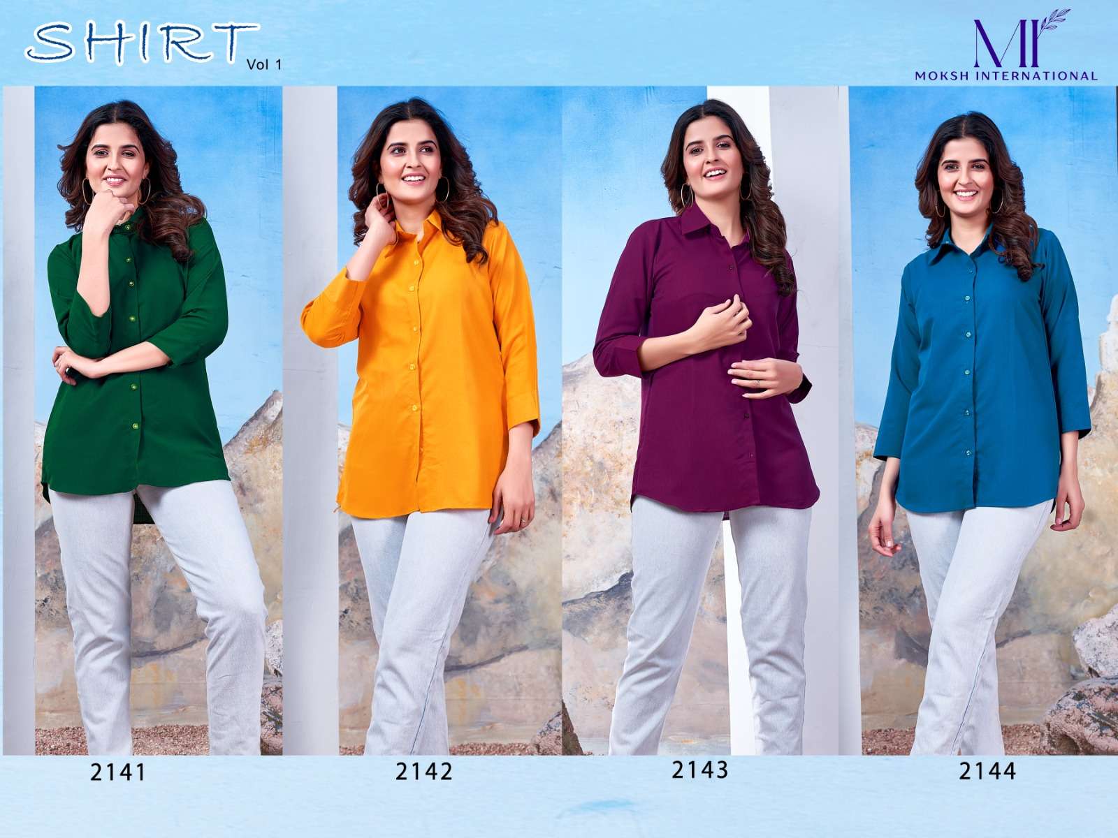 Moksh International SHIRT Vol- 1 Wholesale catalog