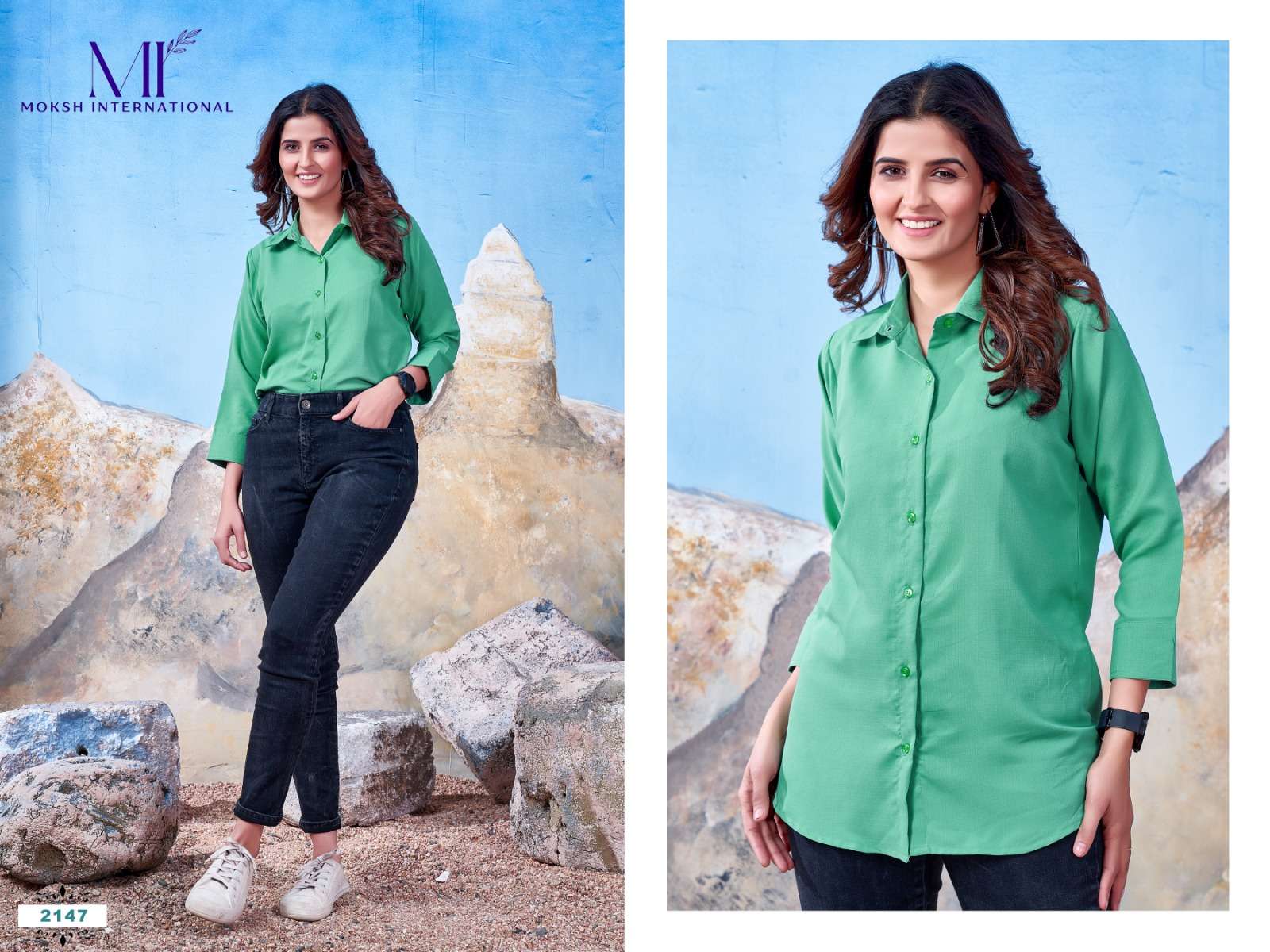 Moksh International SHIRT Vol- 2 Wholesale catalog