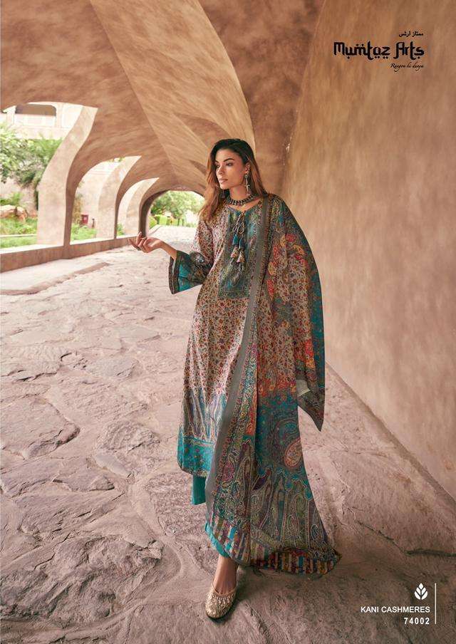 Mumtaz Kani Cashmere Hitlist Cotton Digital Print Dress Material Wholesale catalog