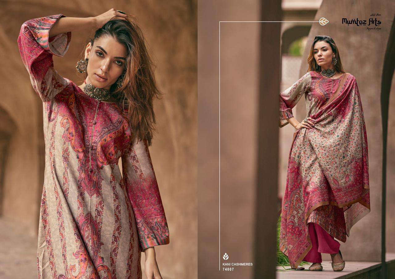 Mumtaz Kani Cashmere Hitlist Cotton Digital Print Dress Material Wholesale catalog